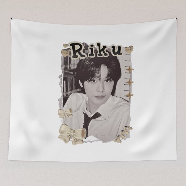 Item preview, NCT Riku (리쿠) Kpop Boy group Scrapbook Collage Cozy Y2K Vintage Design designed and sold by HELL0WBELLO.