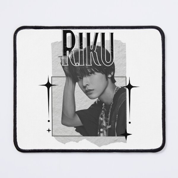 Item preview, NCT Riku (리쿠) Kpop Boy Group Monochrome Black and White Classic Design Collage designed and sold by HELL0WBELLO.