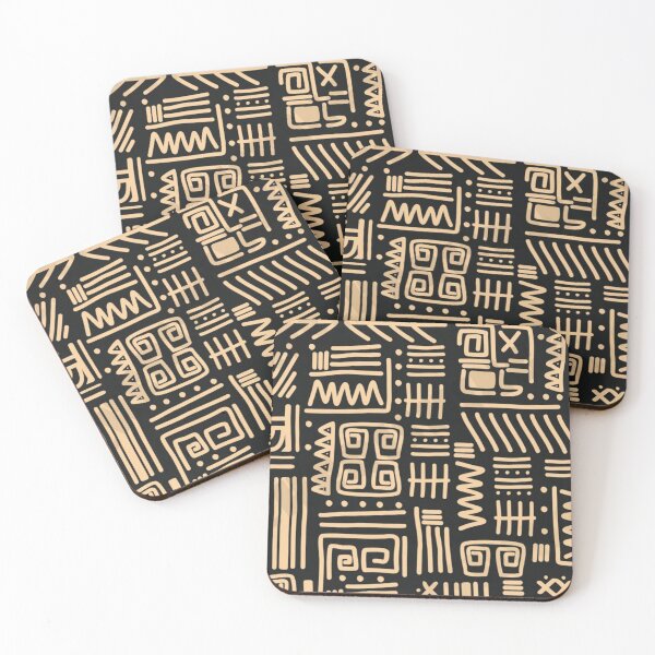 Item preview, Tribal Seamless Pattern Inspired by Stone Age Symbols for Primitive, Ethnic, and Prehistoric Style Designs designed and sold by BestDetailer.