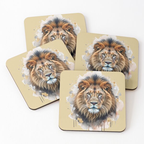 Item preview, Lion splashing ink v2 designed and sold by Kimhunza.