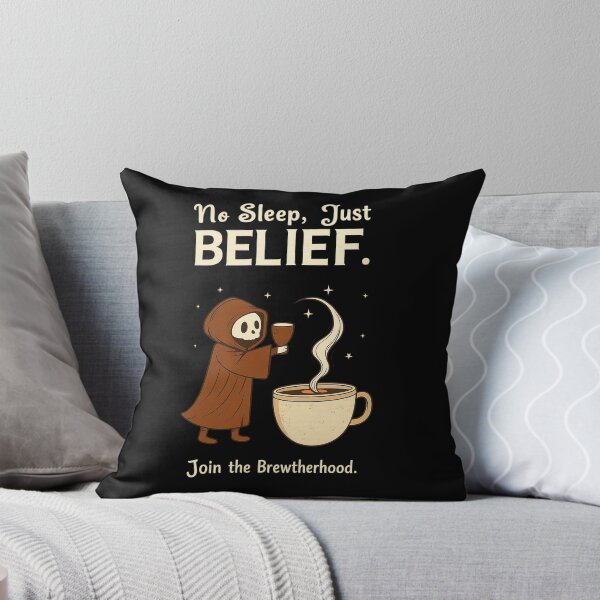 Item preview, Coffee Cult – No Sleep, Just Belief designed and sold by Uglyandcute.