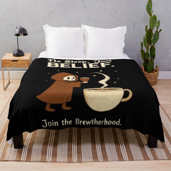 Item preview, Coffee Cult – No Sleep, Just Belief designed and sold by Uglyandcute.