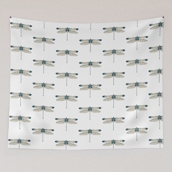 Item preview, Elegant Dragonfly Illustration – Minimal Nature Insect Art designed and sold by NorthernMan10.