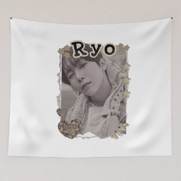 Item preview, NCT Ryo (료) Kpop Boy group Scrapbook Collage Cozy Y2K Vintage Design designed and sold by HELL0WBELLO.