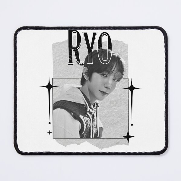 Item preview, NCT Ryo (료) Kpop Boy Group Monochrome Black and White Classic Design Collage designed and sold by HELL0WBELLO.