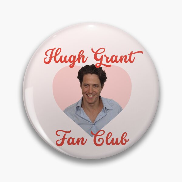 Item preview, Hugh Grant Fan Club – Awkwardly Charming Since Forever designed and sold by Splendid Scibbles.