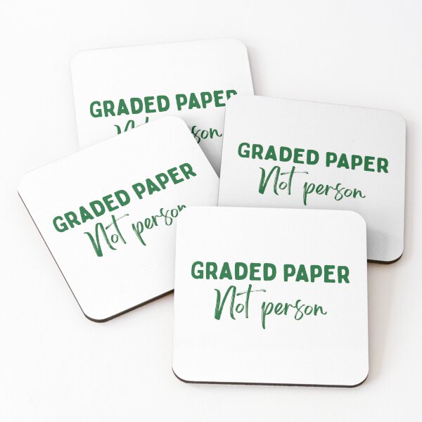 Item preview, Graded Paper, Not Person - A Stoic Teacher's Path designed and sold by LexaArtworks.