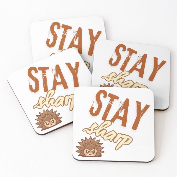 Item preview, Stay sharp cute hedgehog design designed and sold by CleanDecor.