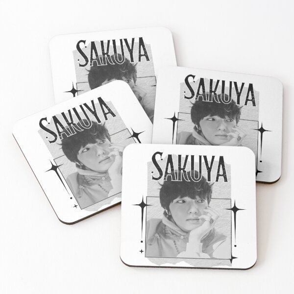 Item preview, NCT Sakuya (사쿠야) Kpop Boy Group Monochrome Black and White Classic Design Collage  designed and sold by HELL0WBELLO.