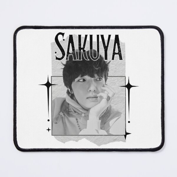 Item preview, NCT Sakuya (사쿠야) Kpop Boy Group Monochrome Black and White Classic Design Collage  designed and sold by HELL0WBELLO.