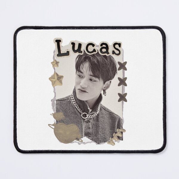 Item preview, NCT Lucas (루카스) Kpop Boy group Scrapbook Collage Cozy Y2K Vintage Design designed and sold by HELL0WBELLO.