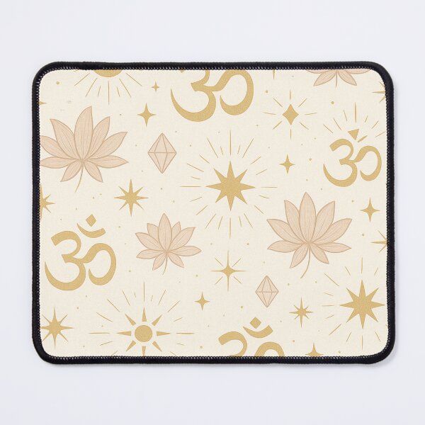 Item preview, Sacred OM, Lotus & Stars – Blush & Gold Palette designed and sold by aluzia.design.
