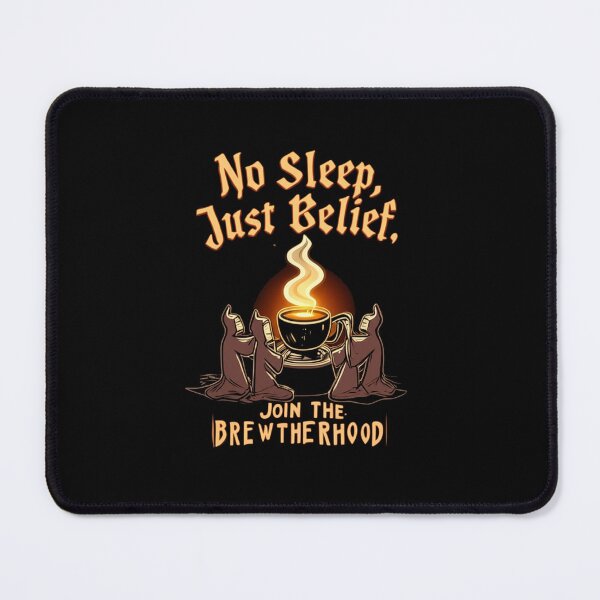 Item preview, Coffee Cult – No Sleep, Just Belief designed and sold by Uglyandcute.