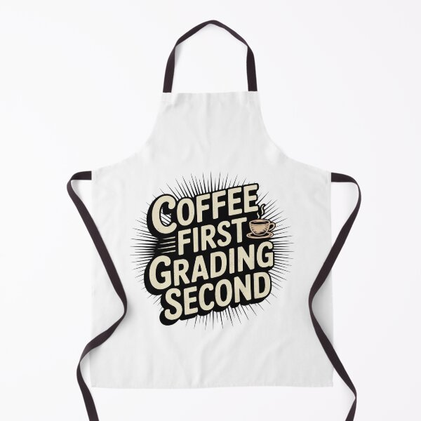 Item preview, Coffee First Grading Second Funny Teacher designed and sold by MagicWander.