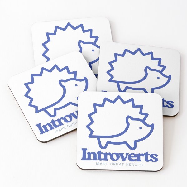 Item preview, Introvert hero hedgehog funny illustration designed and sold by CleanDecor.