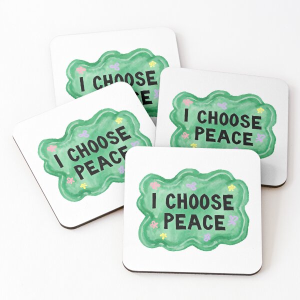 Item preview, I Choose Peace – Calming Affirmation Art designed and sold by GoxyVision.