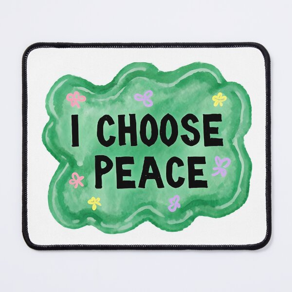 Item preview, I Choose Peace – Calming Affirmation Art designed and sold by GoxyVision.
