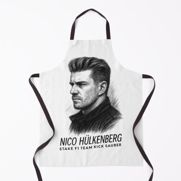 Item preview, Nico Hulkenberg F1 Retro Portrait Art designed and sold by Studio F1Grid.