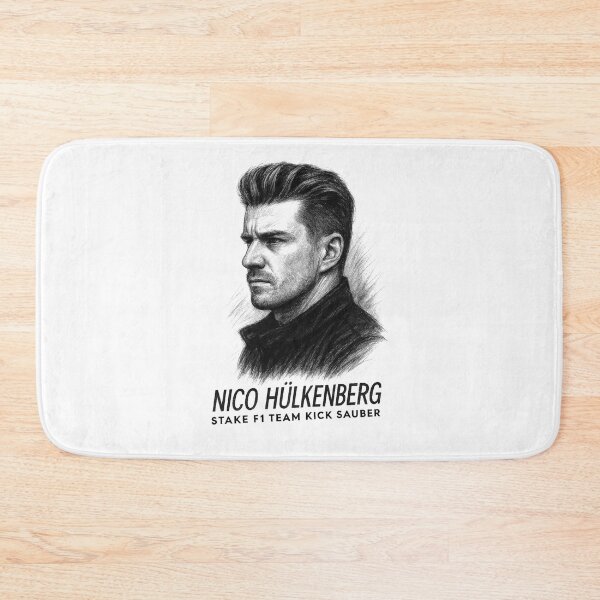 Item preview, Nico Hulkenberg F1 Retro Portrait Art designed and sold by Studio F1Grid.