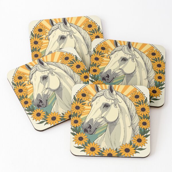 Item preview, Riding Horse And Black Eyed Susan Flowers designed and sold by taiche.