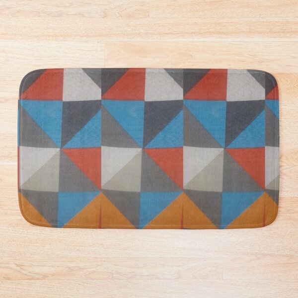 Item preview, Red, yellow, blue, gray, and brown triangles designed and sold by RflowersR.