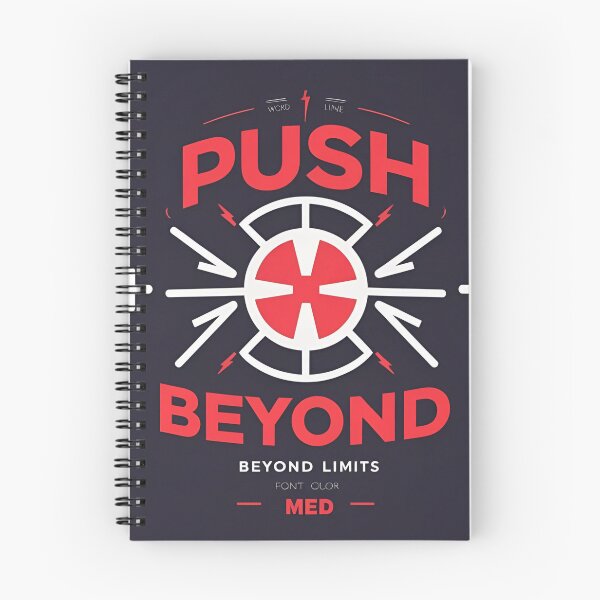 Item preview, Push Beyond – Break Limits & Keep Rising designed and sold by aslya-top.