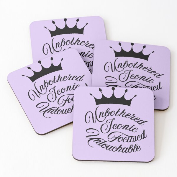 Item preview, Unbothered, Iconic, Focused, Untouchable designed and sold by BilingualStore.