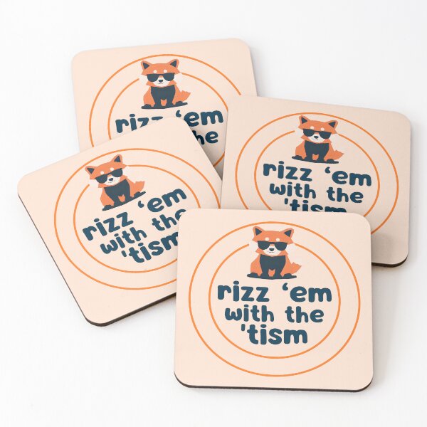 Item preview, Rizz 'Em with the 'Tism | Funny Neurodivergent Red Panda designed and sold by AmyvdBerg.