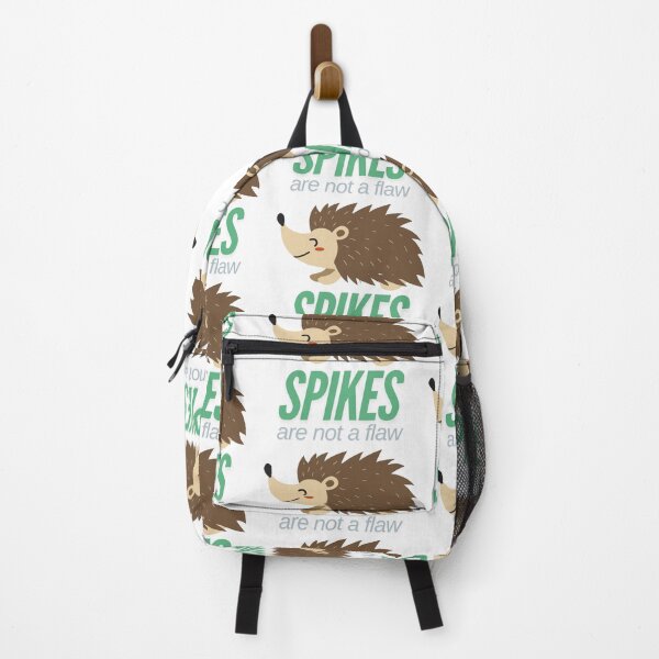 Item preview, Spikes are not a flaw hedgehog art designed and sold by CleanDecor.