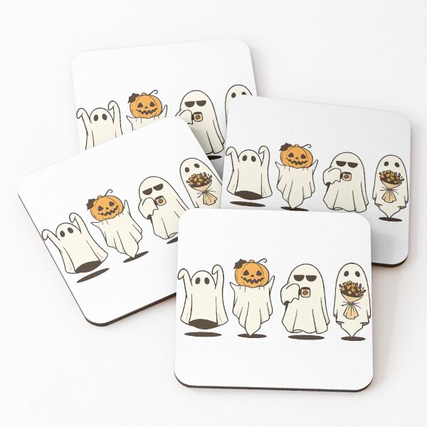 Item preview, Funny Halloween Ghost Characters designed and sold by ArtfulWeave.