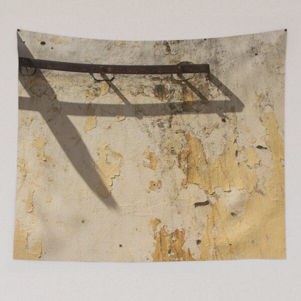 Item preview, old yellow peeling wall with a shadow designed and sold by felipequeiroz.