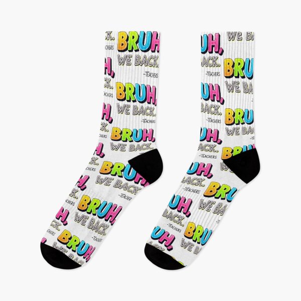 Item preview, Bruh We Back Teachers, Funny, Back To School designed and sold by Teetreasure2.