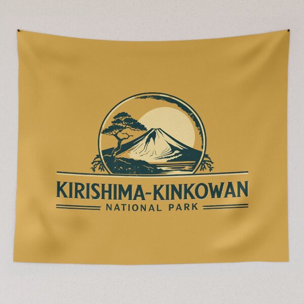 Item preview, Kirishima-Kinkowan National Park - Japan  designed and sold by GoodOldVintage.