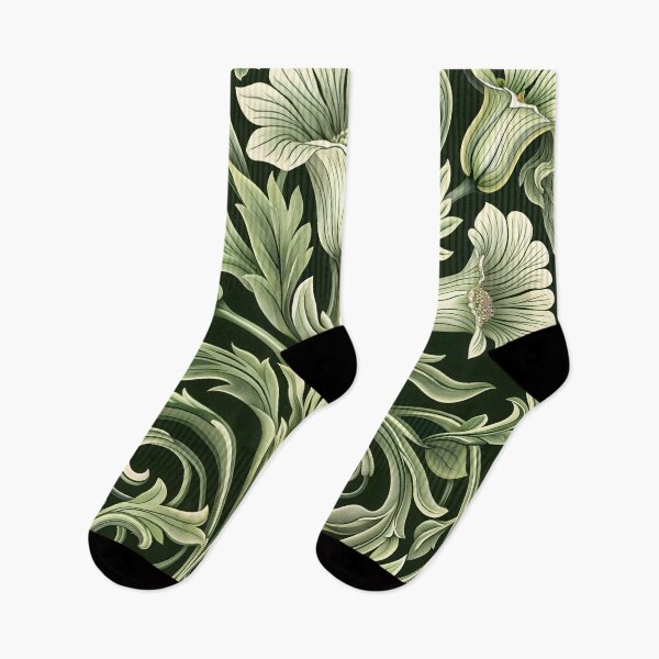 Item preview, Green Floral 01 (inspired by William Morris) designed and sold by MerkintileEXG.