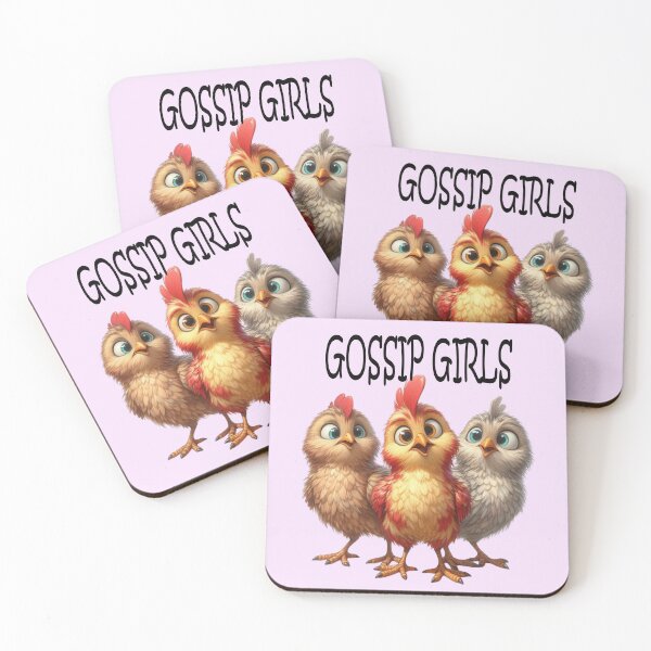 Item preview, Gossip girls, nosy chicken fun designed and sold by LoneAngel.