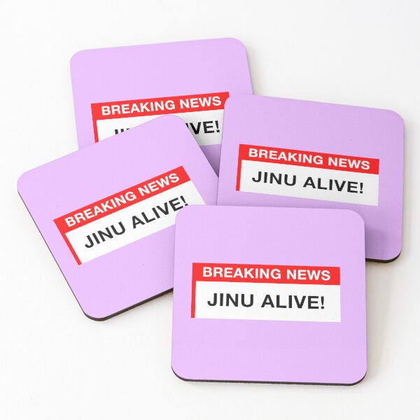 Item preview, Breaking News: Jinu Is Alive. I Made This While I Waited. designed and sold by Kpop Witch.