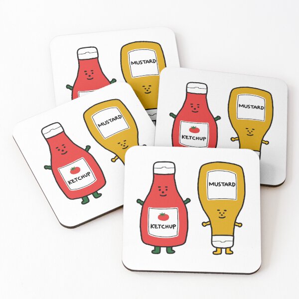Item preview, tomato Ketchup guy and Mustard guy designed and sold by superbaechoo.