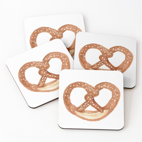 Item preview, watercolor Pretzel Brezel designed and sold by pinapurri.