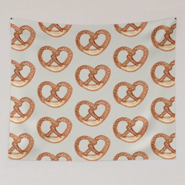 Item preview, watercolor Pretzel Brezel designed and sold by pinapurri.