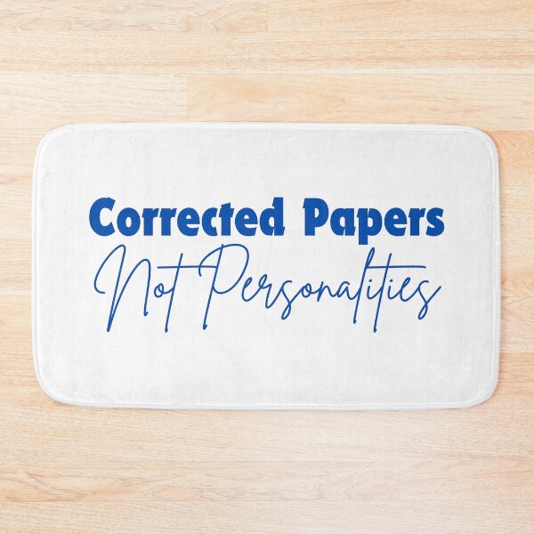 Item preview, Corrected Papers, Not Personalities - Teaching Through Stoicism designed and sold by LexaArtworks.