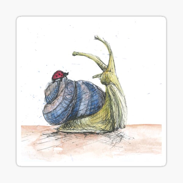 Item preview, Snail & Ladybug designed and sold by CRedgate-ART.