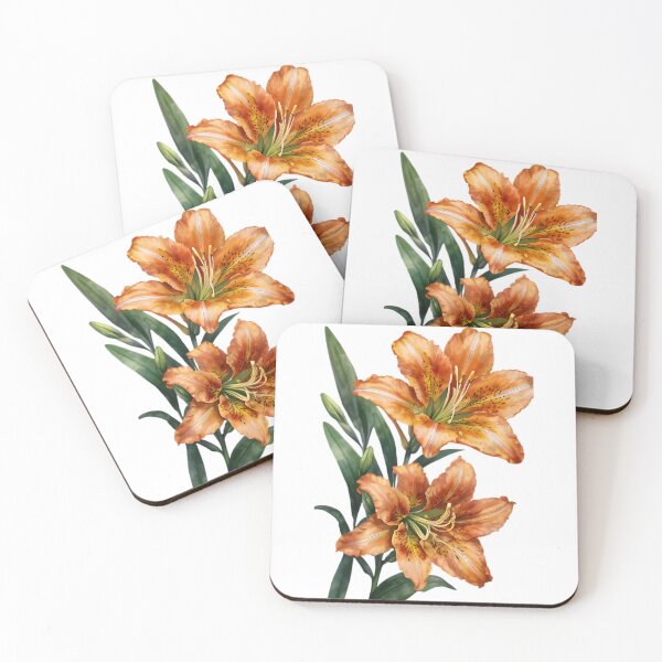 Item preview, Orange Peruvian Lily (Alstroemeria) designed and sold by HOMETOWN86.