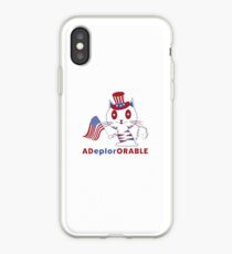 Adorable Deplorable Patriotic Kitten iPhone Case