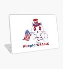 Adorable Deplorable Patriotic Kitten Laptop Skin