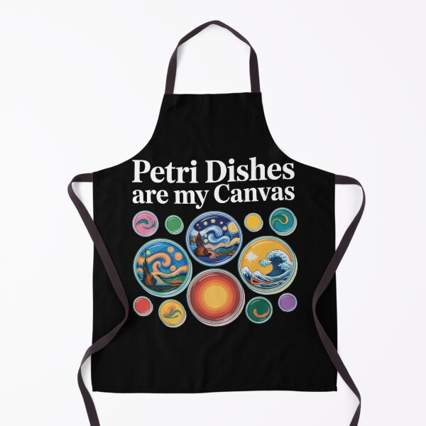 Item preview, Petri dishes are my canvas, funny art and microbiology designed and sold by NoetherSym.