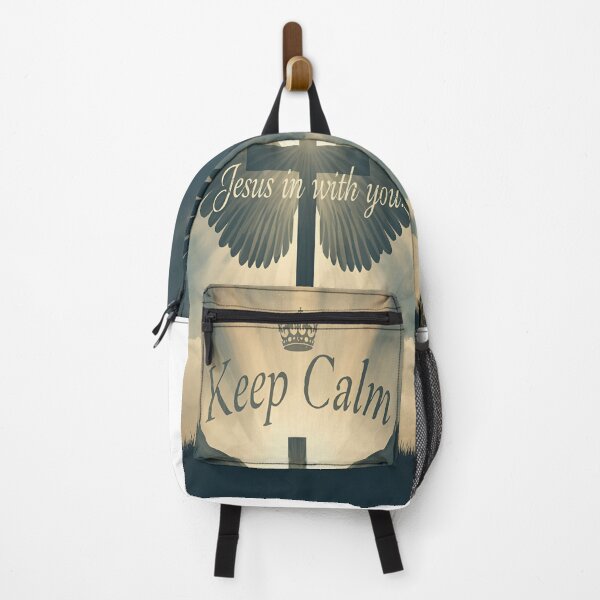 Item preview, Keep Calm Jesus Prayer Cross Dove Silhouette designed and sold by Aicrag-Shop.