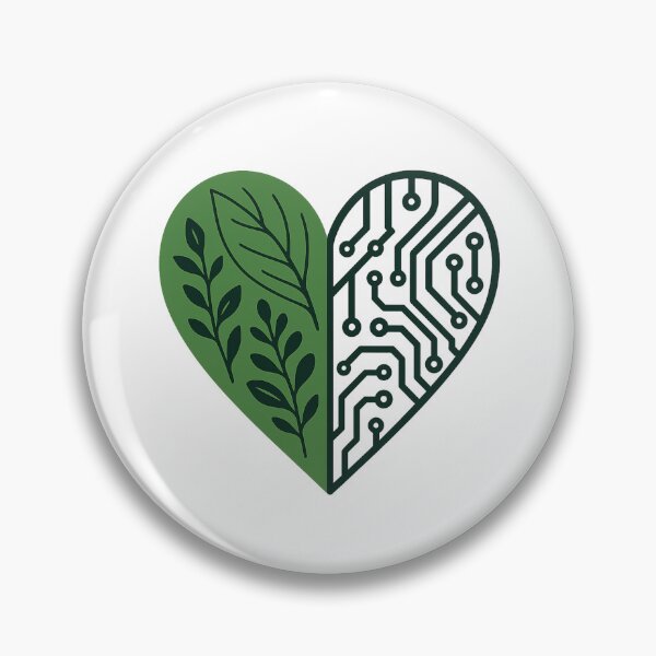 Item preview, Heart of Nature & Tech designed and sold by Art-Tacos.