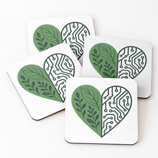 Item preview, Heart of Nature & Tech designed and sold by Art-Tacos.