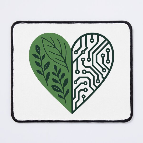 Item preview, Heart of Nature & Tech designed and sold by Art-Tacos.