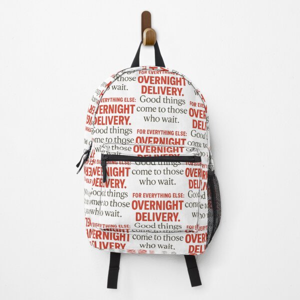 Item preview, Good Things Come to Those Who Wait Overnight Delivery Funny Quote designed and sold by TeeTimeTreasure.